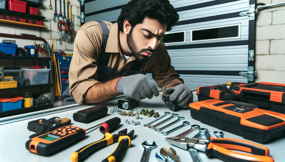 Our professional garage door roller replacement process